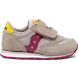 Saucony Baby Jazz Hook & Loop Sneakers Kinderen Grijs Bordeaux | LZB468501