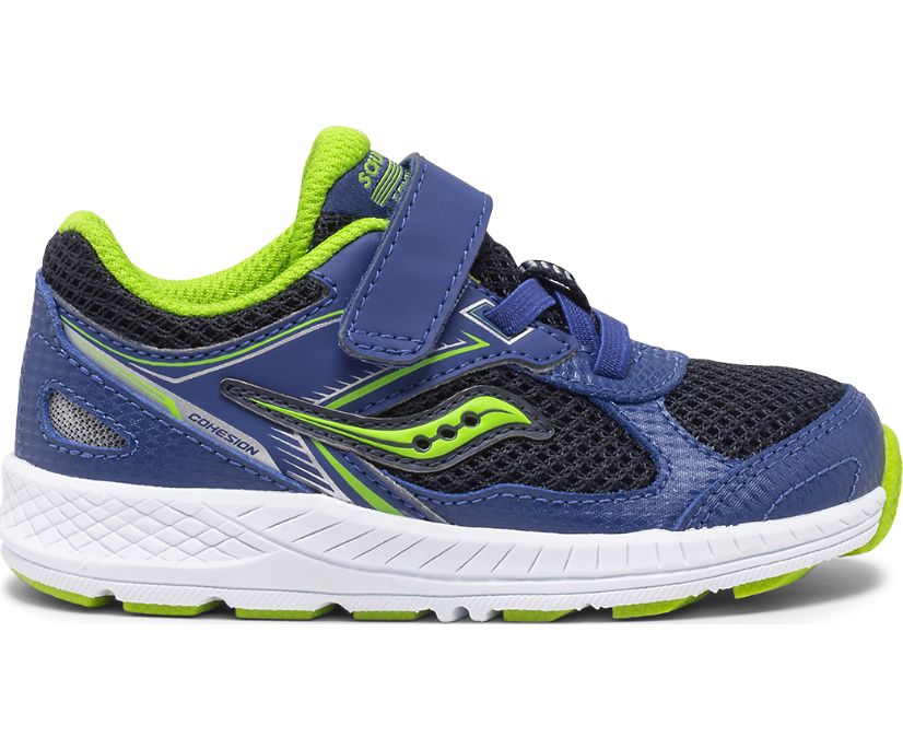 Saucony Cohesion 14 A/C Jr. Sneakers Kinderen Blauw Groen | IPH305698