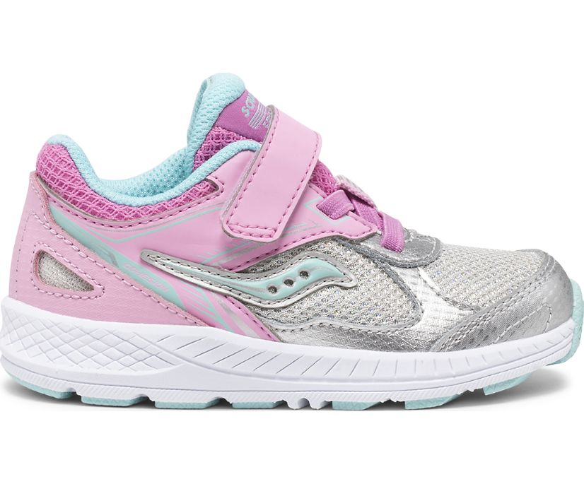 Saucony Cohesion 14 A/C Jr. Sneakers Kinderen Roze Zilver | LJA426109