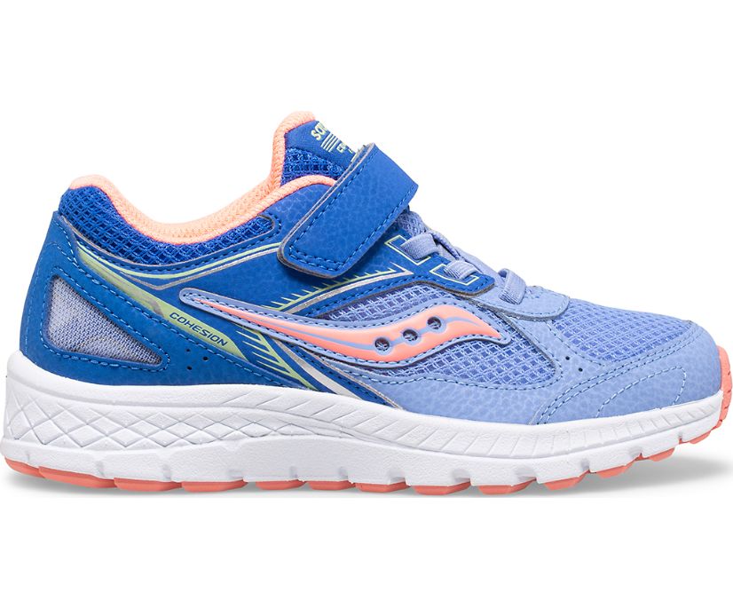 Saucony Cohesion 14 A/C Sneakers Kinderen Blauw Koraal | JNB645821