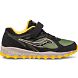 Saucony Cohesion 14 A/C Sneakers Kinderen Zwart Olijfgroen Geel | MSA738960