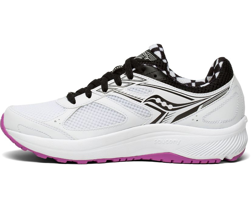 Saucony Cohesion 14 Hardloopschoenen Dames Wit Zwart | 729-CTRKGM