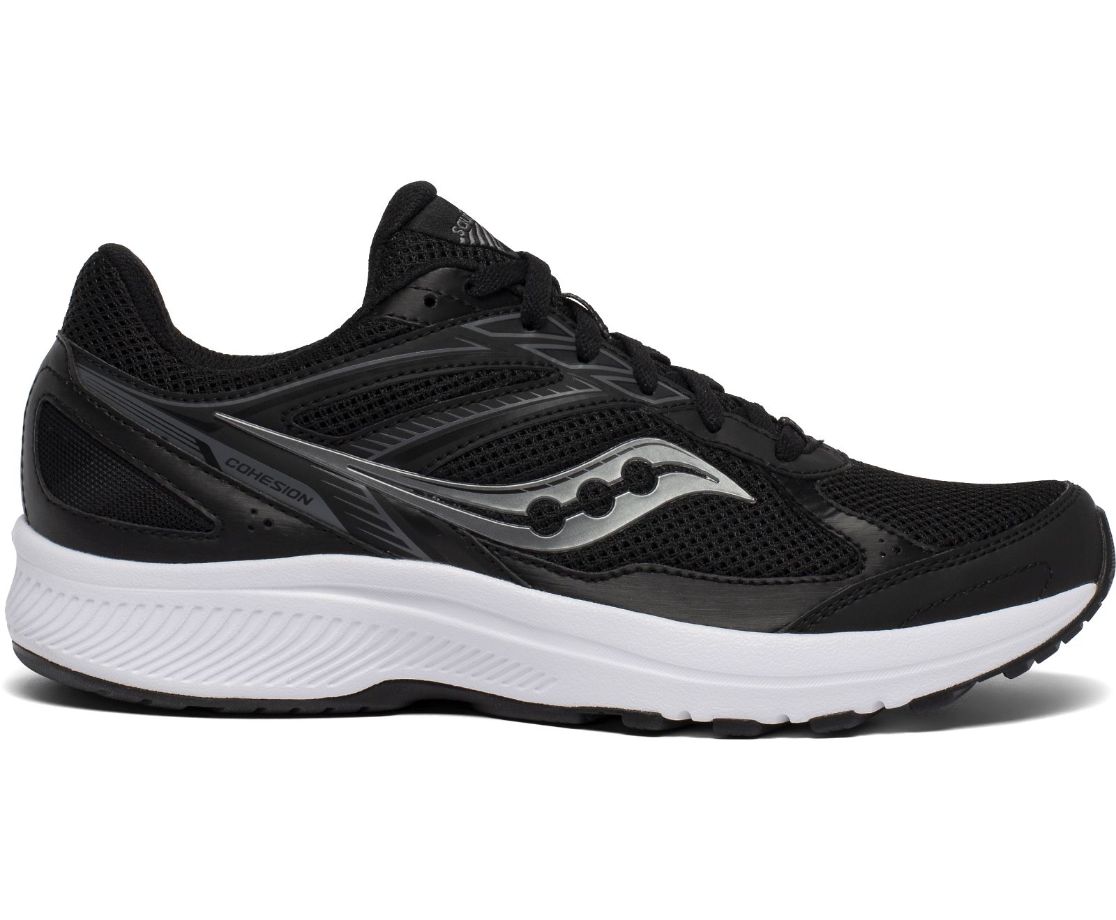 Saucony Cohesion 14 Hardloopschoenen Heren Zwart Wit | UPG956807