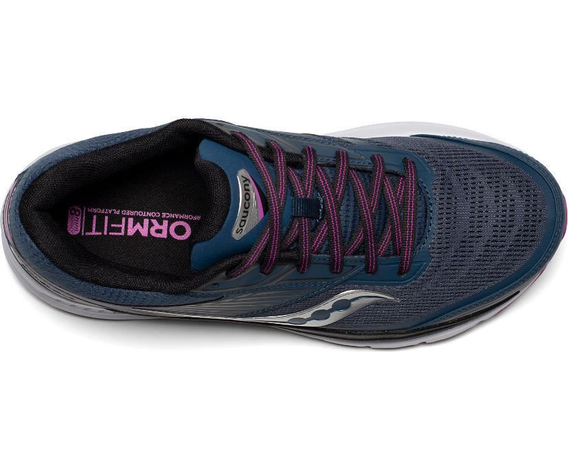 Saucony Echelon 8 Brede Hardloopschoenen Dames Donkerblauw | RZN036795