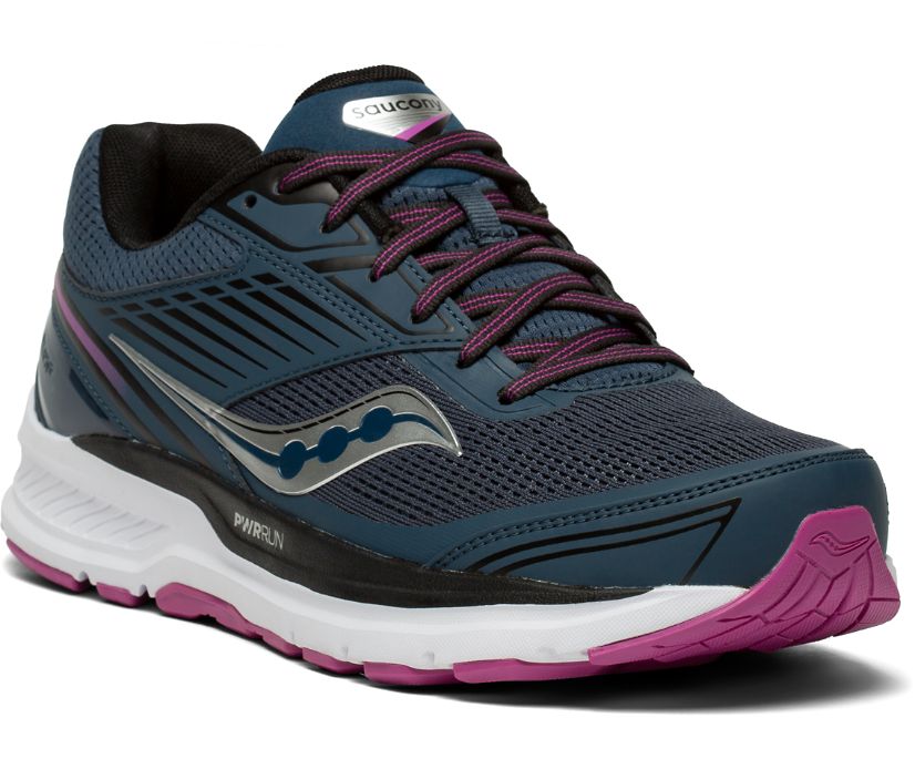 Saucony Echelon 8 Brede Hardloopschoenen Dames Donkerblauw | RZN036795