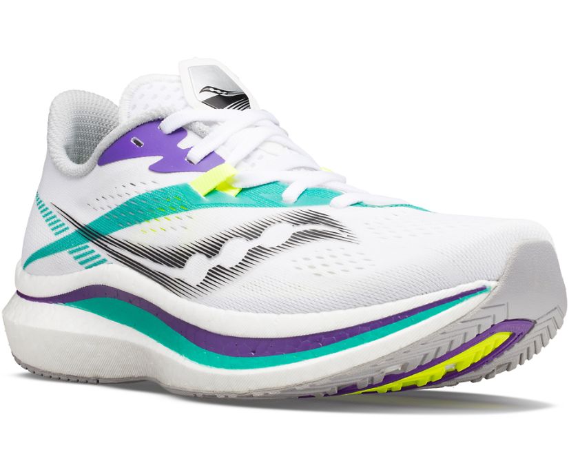 Saucony Endorphin Pro 2 Hardloopschoenen Dames Wit Mintgroen | NKA276904