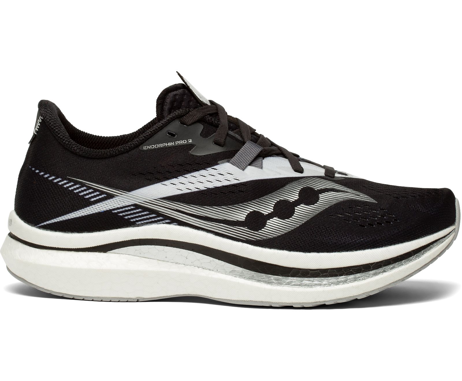 Saucony Endorphin Pro 2 Hardloopschoenen Heren Zwart Wit | NZO793548