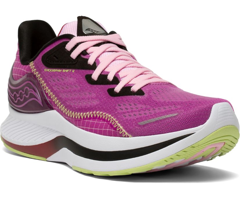 Saucony Endorphin Shift 2 Hardloopschoenen Dames Roze Paars | CRG142836