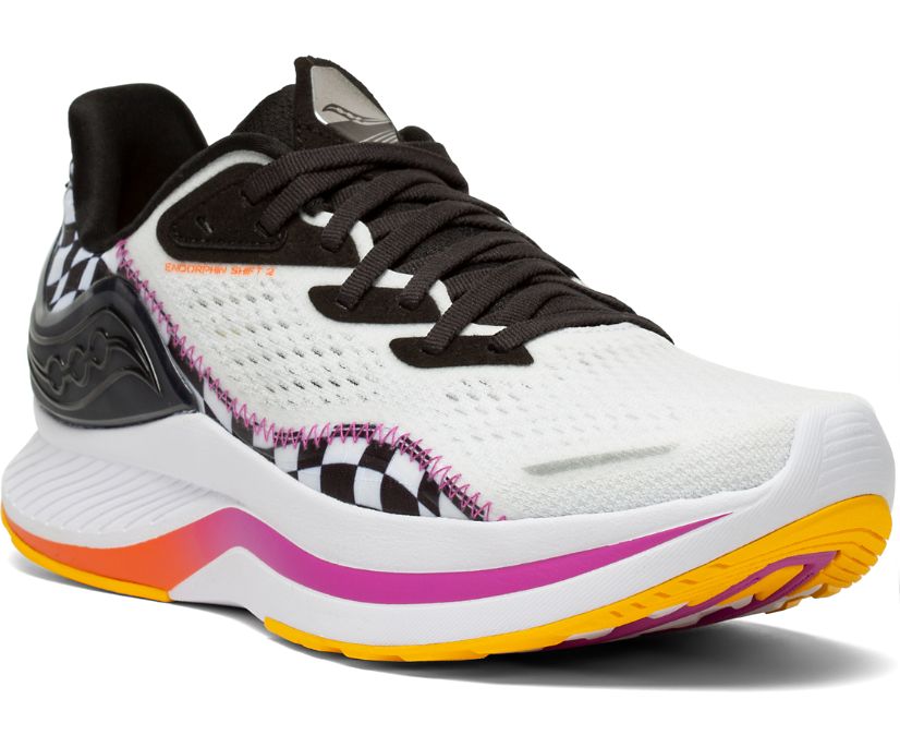 Saucony Endorphin Shift 2 Hardloopschoenen Dames Wit Zwart | RIW752936