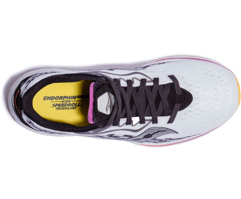 Saucony Endorphin Speed 2 Hardloopschoenen Dames Wit Zwart | ADK039154