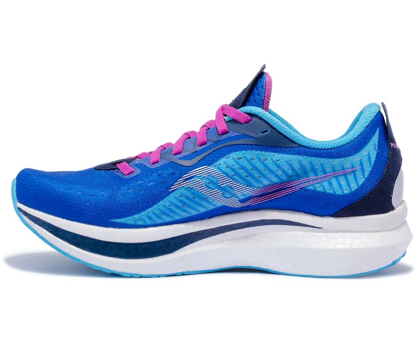 Saucony Endorphin Speed 2 Hardloopschoenen Dames Blauw Roze | OTF162847