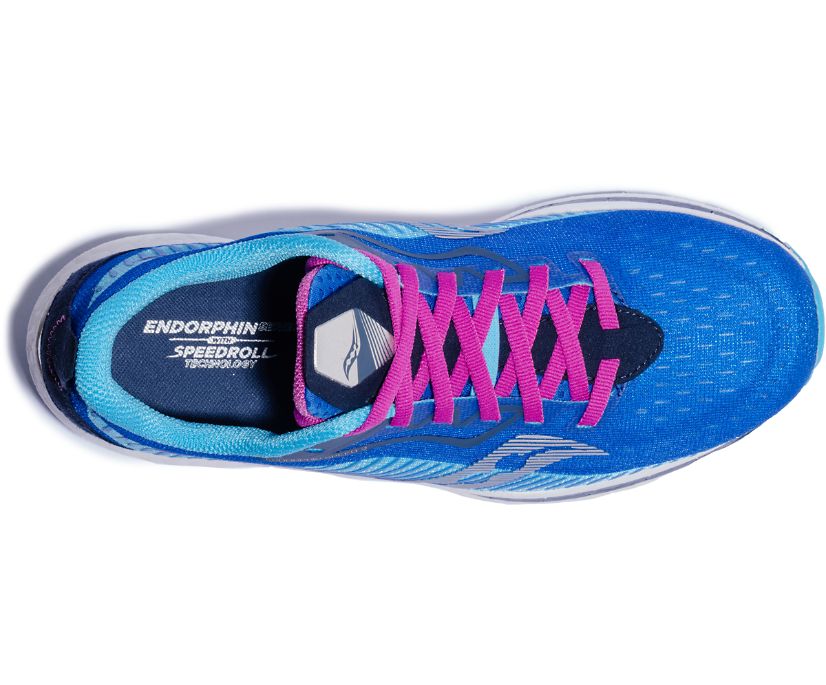 Saucony Endorphin Speed 2 Hardloopschoenen Dames Blauw Roze | OTF162847