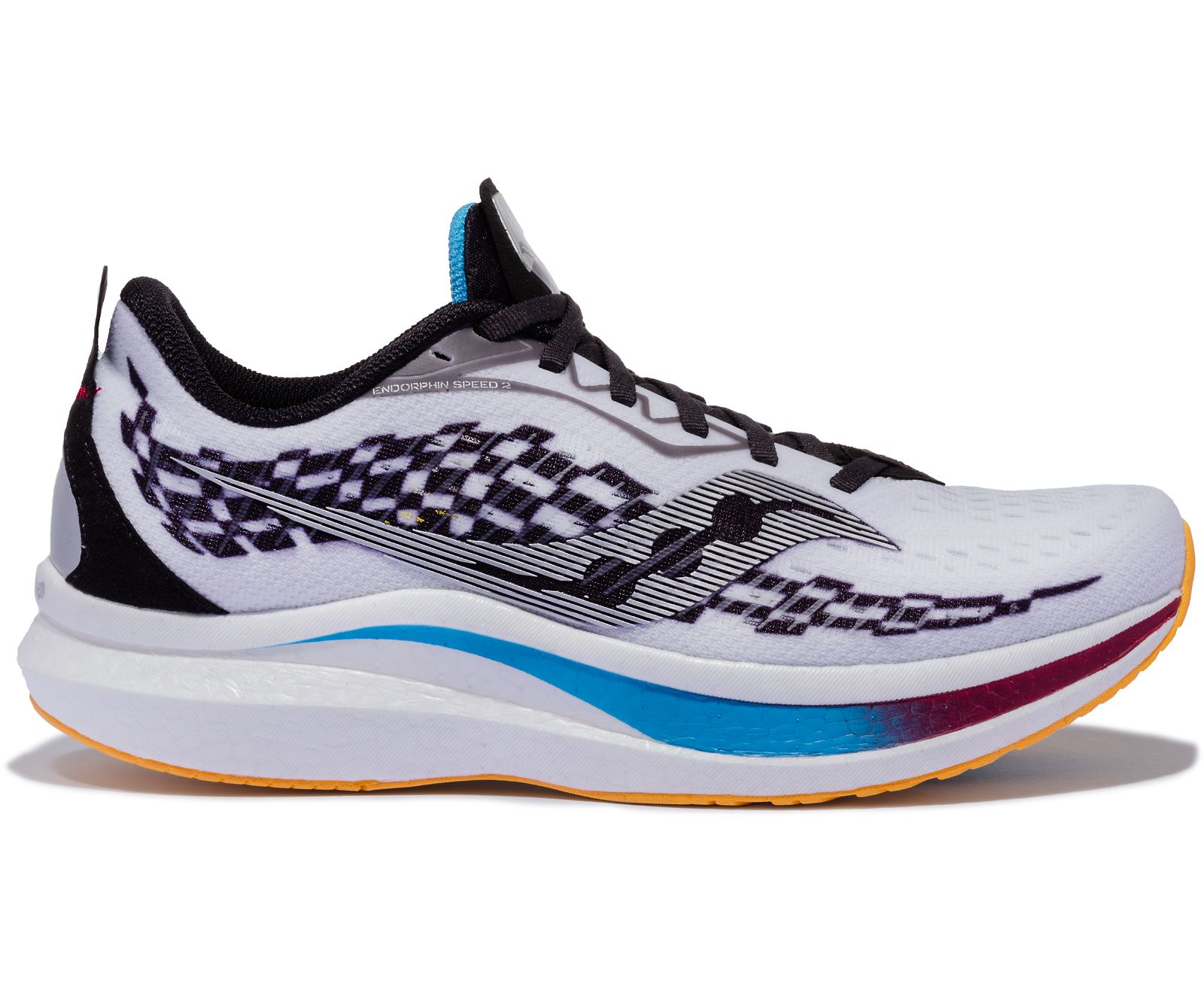 Saucony Endorphin Speed 2 Hardloopschoenen Heren Wit Zwart | ZSI910746