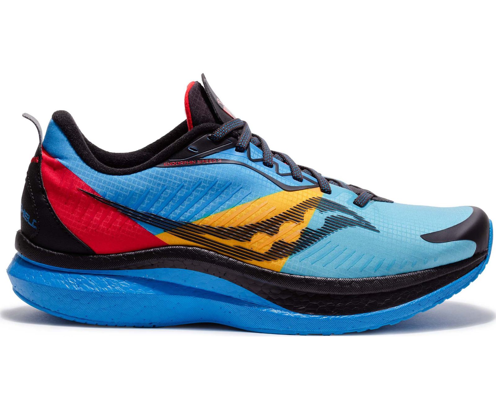 Saucony Endorphin Speed 2 Runshield Hardloopschoenen Heren Blauw Zwart | MZB351874