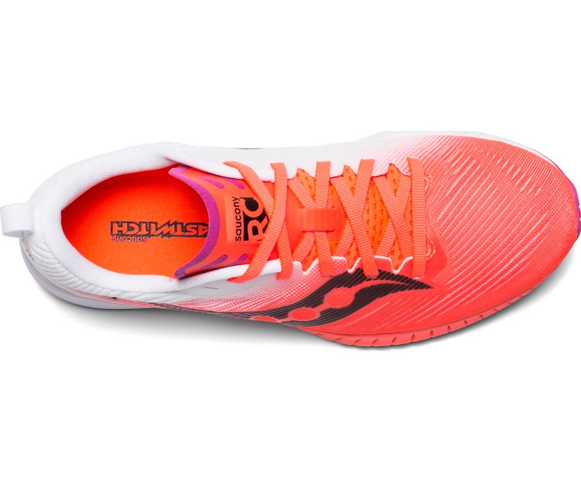 Saucony Fastwitch 9 Hardloopschoenen Dames Rood Wit | MVD582794