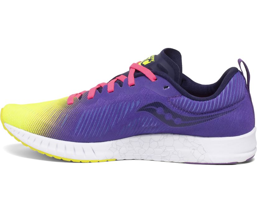 Saucony Fastwitch 9 Hardloopschoenen Dames Geel Paars | STV810674