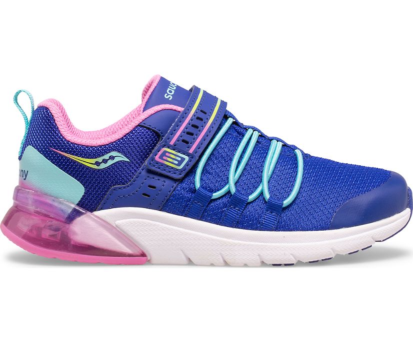 Saucony Flash Glow 2.0 Sneakers Kinderen Donkerblauw Roze | XZG796342