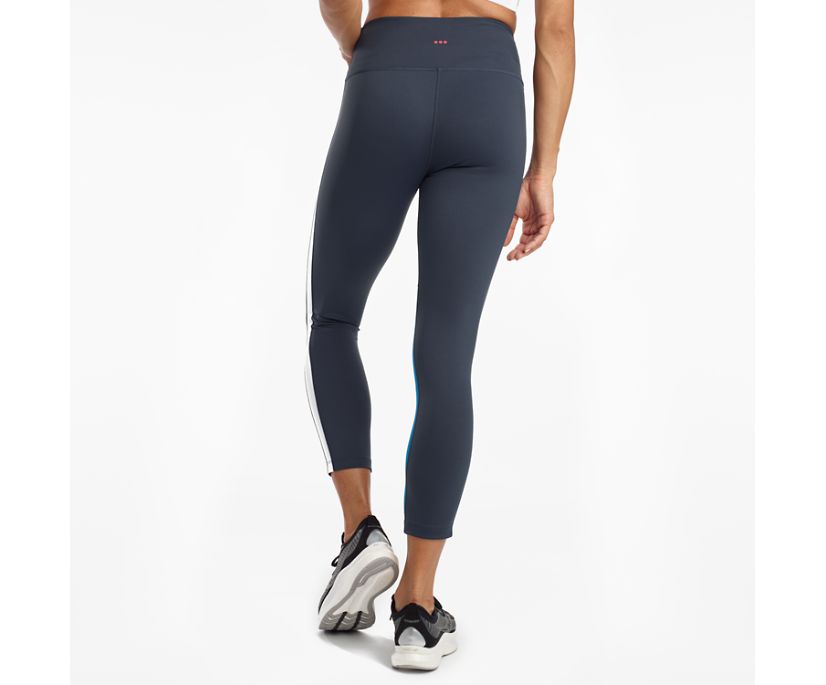 Saucony Fortify Crop Broek Dames Blauw | IJC104632