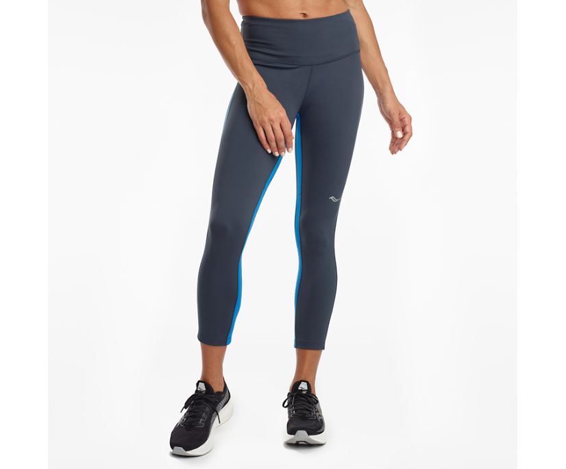 Saucony Fortify Crop Broek Dames Blauw | IJC104632