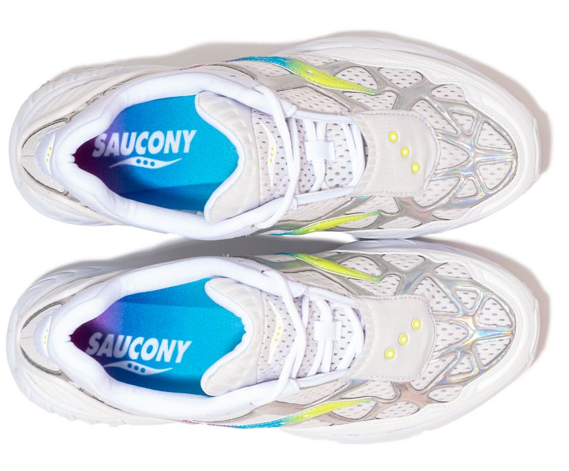 Saucony Grid Web Originals Dames Wit | NZR953768