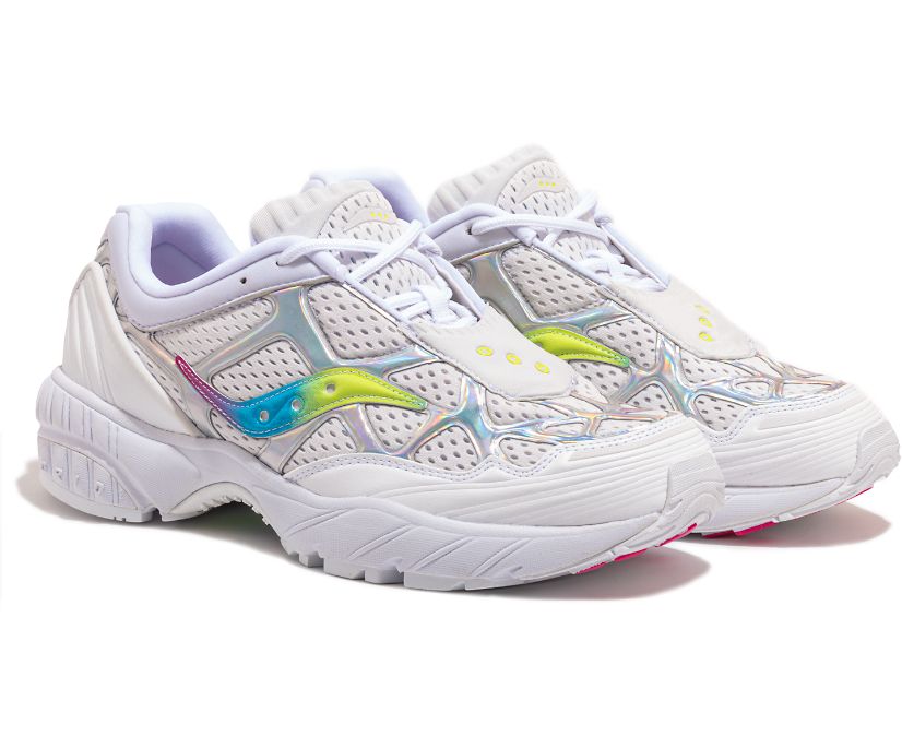 Saucony Grid Web Originals Dames Wit | NZR953768