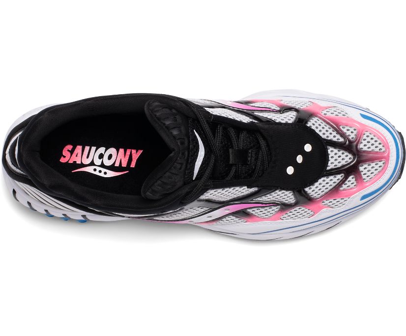 Saucony Grid Web Originals Dames Wit Roze Blauw | IUV845972