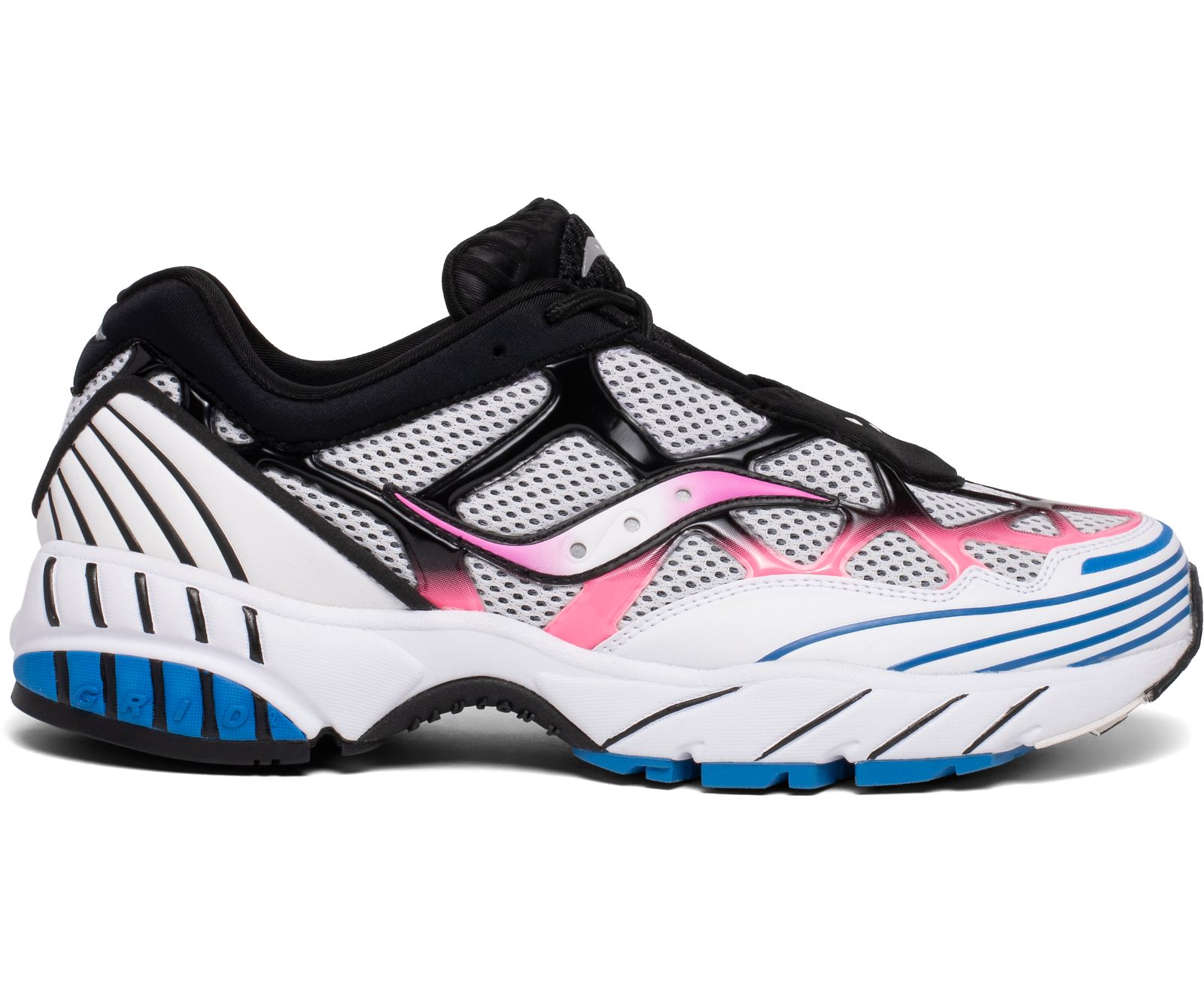 Saucony Grid Web Originals Dames Wit Roze Blauw | IUV845972