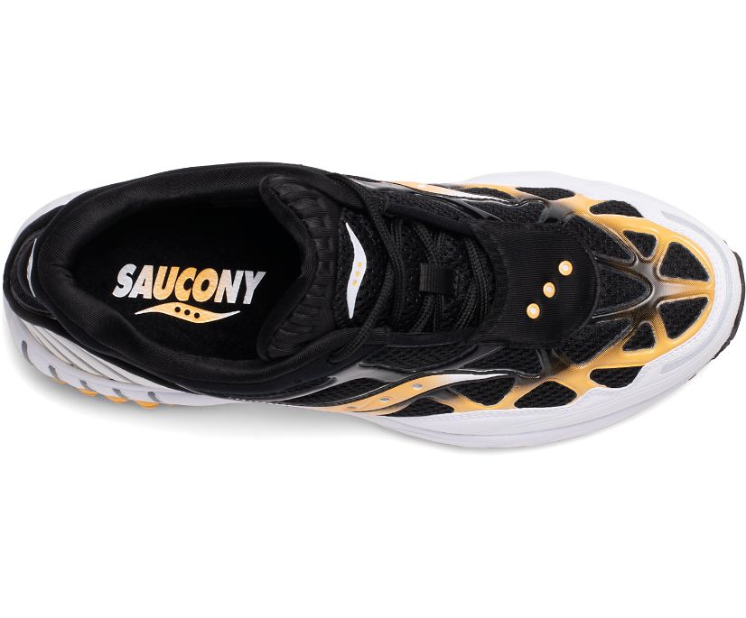 Saucony Grid Web Originals Dames Wit Zwart Geel | WTK065293