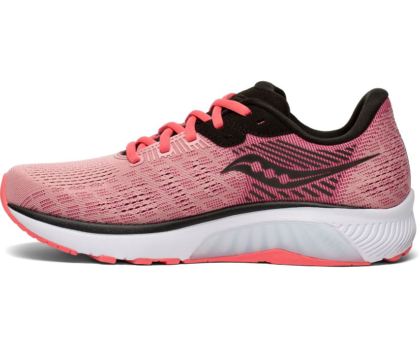 Saucony Guide 14 Hardloopschoenen Dames Roze Zwart | IHZ906478