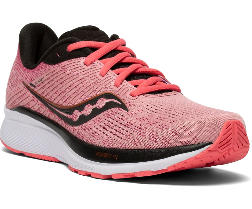 Saucony Guide 14 Hardloopschoenen Dames Roze Zwart | IHZ906478