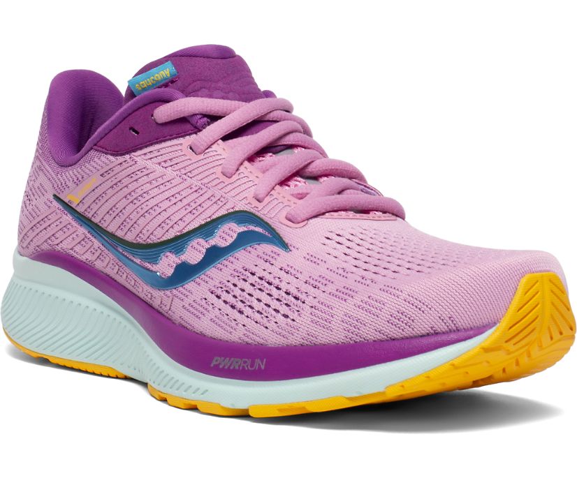 Saucony Guide 14 Hardloopschoenen Dames Roze Paars | LEZ156304