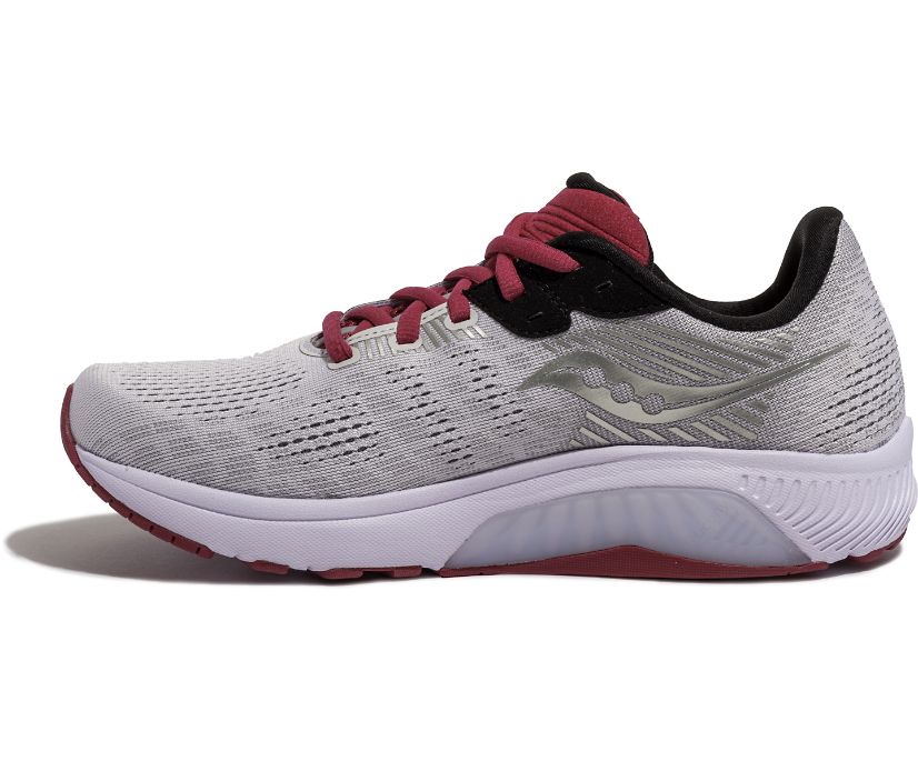 Saucony Guide 14 Hardloopschoenen Dames Grijs Bordeaux | SIQ948523