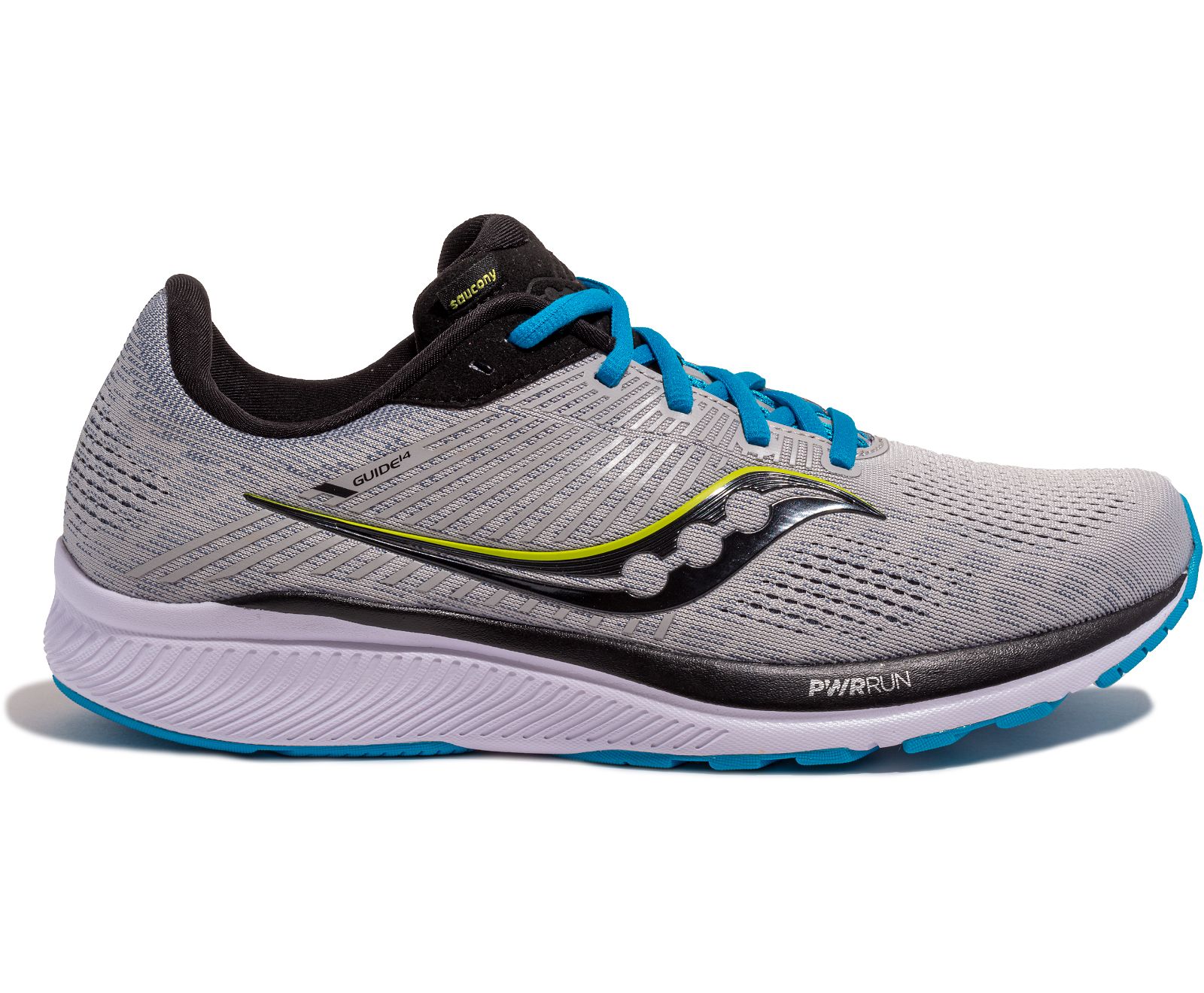 Saucony Guide 14 Hardloopschoenen Heren Grijs Zwart | PTW618394