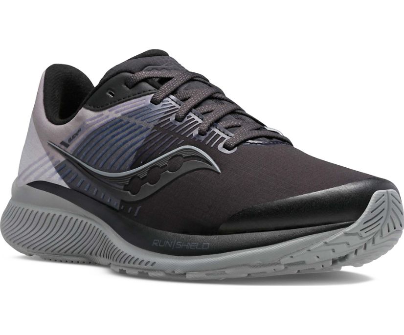 Saucony Guide 14 Runshield Hardloopschoenen Dames Zwart Grijs | TOK987603