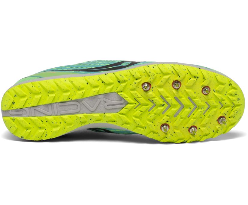 Saucony Havok Xc 3 Platte Hardloopschoenen Dames Groen Bruin | OHU069327