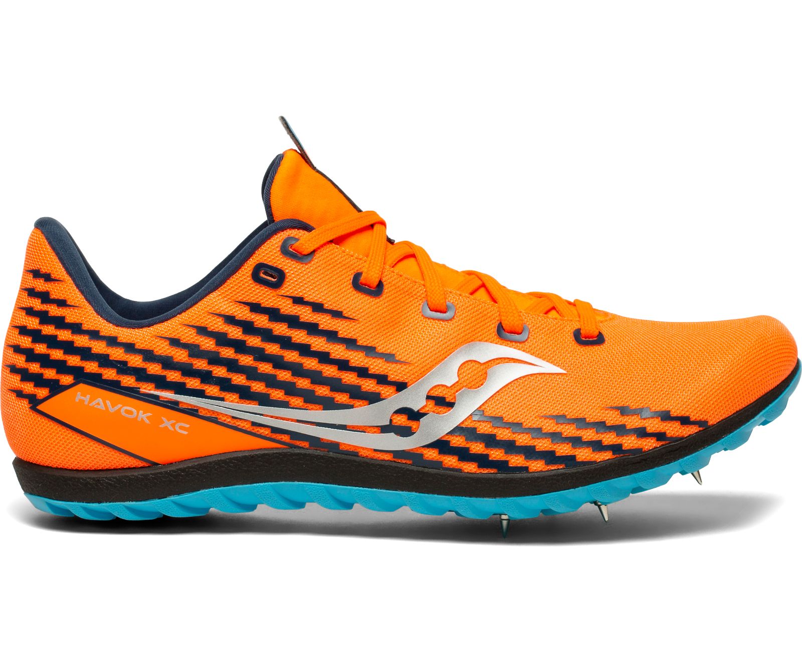 Saucony Havok Xc 3 Spike Hardloopschoenen Heren Oranje Blauw | FEZ946372