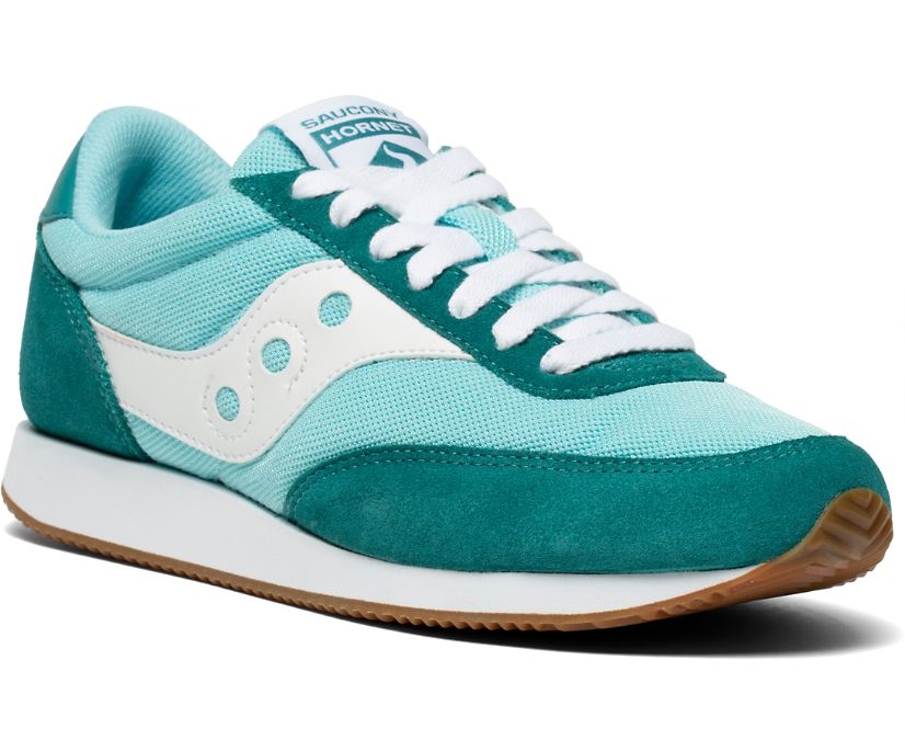 Saucony Hornet Originals Dames Turquoise Wit | DEZ892764