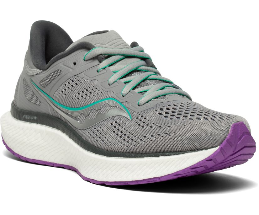 Saucony Hurricane 23 Hardloopschoenen Dames Grijs | HTE027491