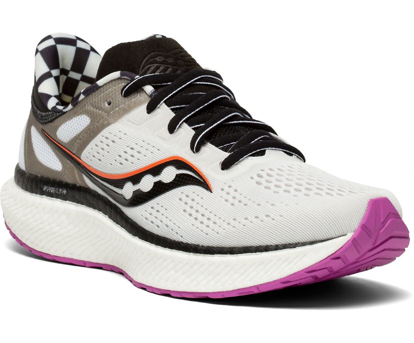 Saucony Hurricane 23 Hardloopschoenen Dames Zilver Zwart | TIY251097