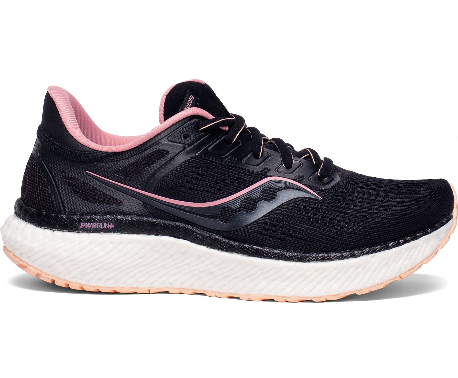 Saucony Hurricane 23 Hardloopschoenen Dames Zwart Roze | UTA367195