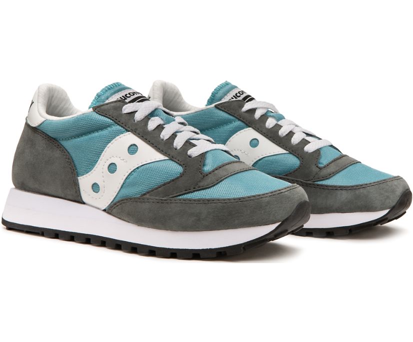 Saucony Jazz 81 Originals Dames Grijs Blauw Wit | DON318609