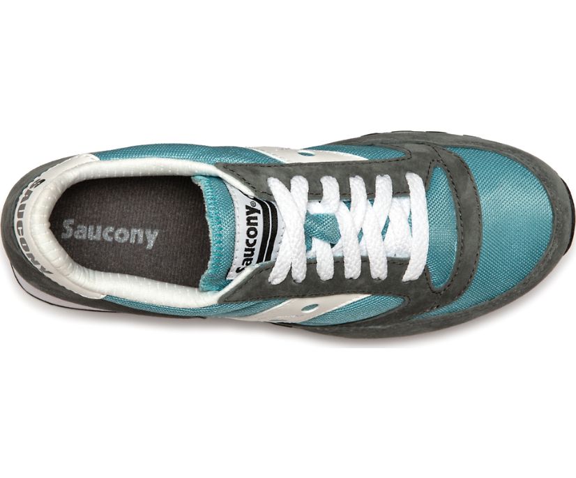 Saucony Jazz 81 Originals Dames Grijs Blauw Wit | DON318609