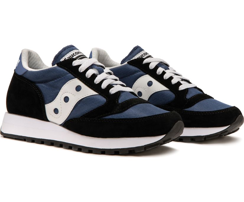 Saucony Jazz 81 Originals Dames Zwart Donkerblauw Wit | EXO610785