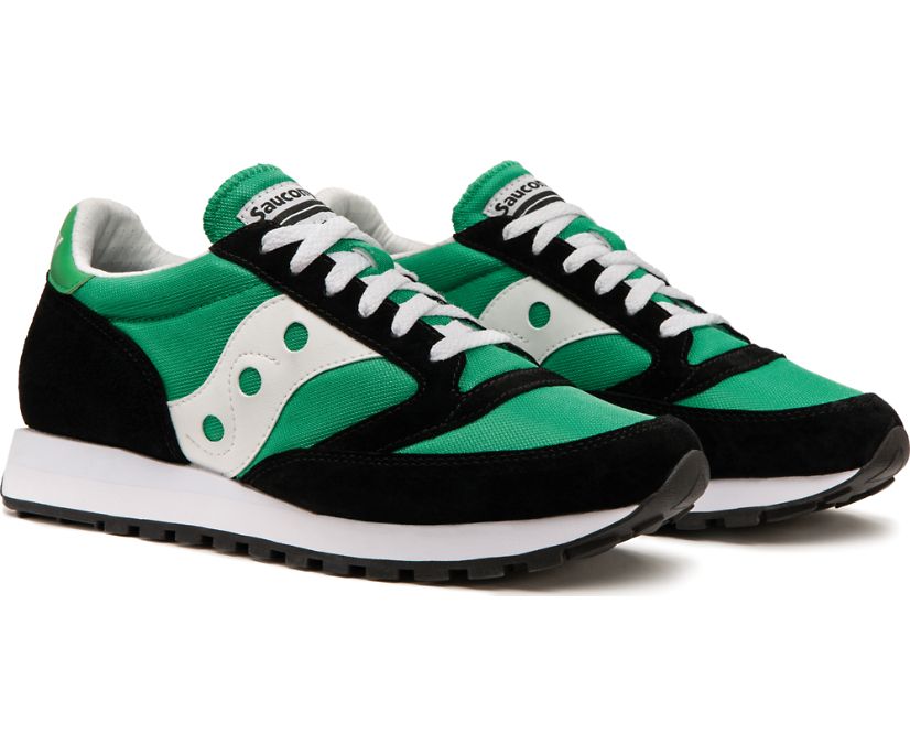 Saucony Jazz 81 Originals Dames Zwart Groen Wit | BIV836742