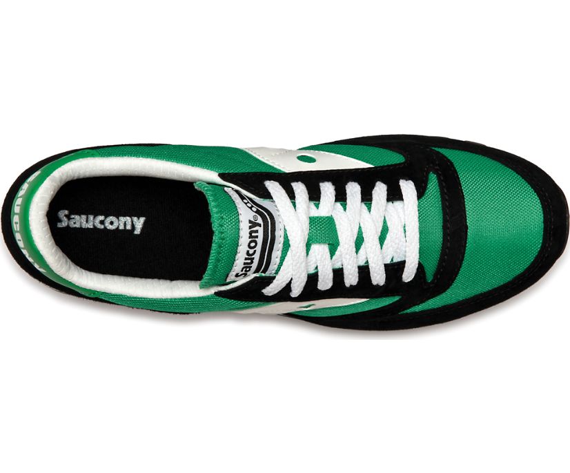 Saucony Jazz 81 Originals Dames Zwart Groen Wit | BIV836742