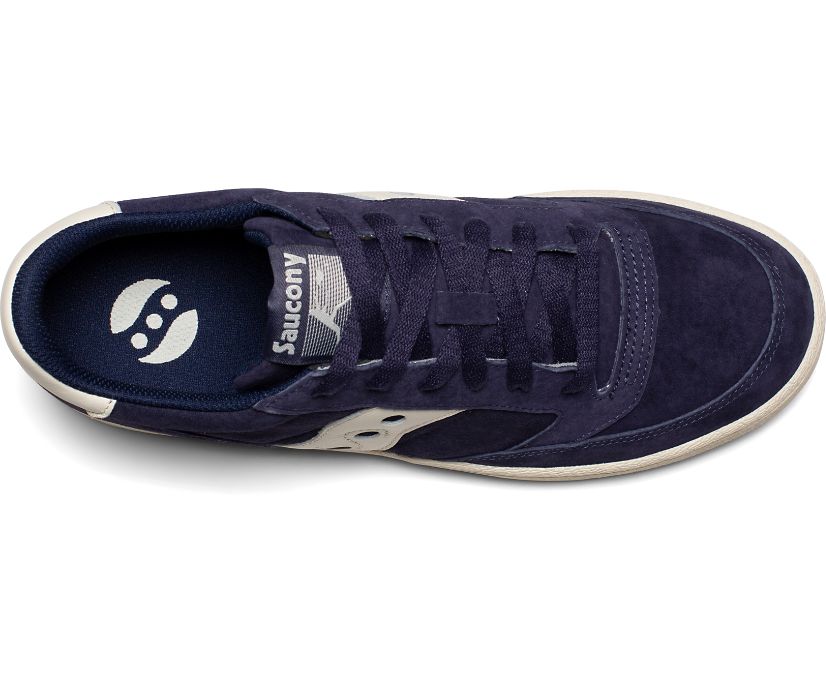 Saucony Jazz Court Nubuck Originals Dames Donkerblauw | AFJ296453