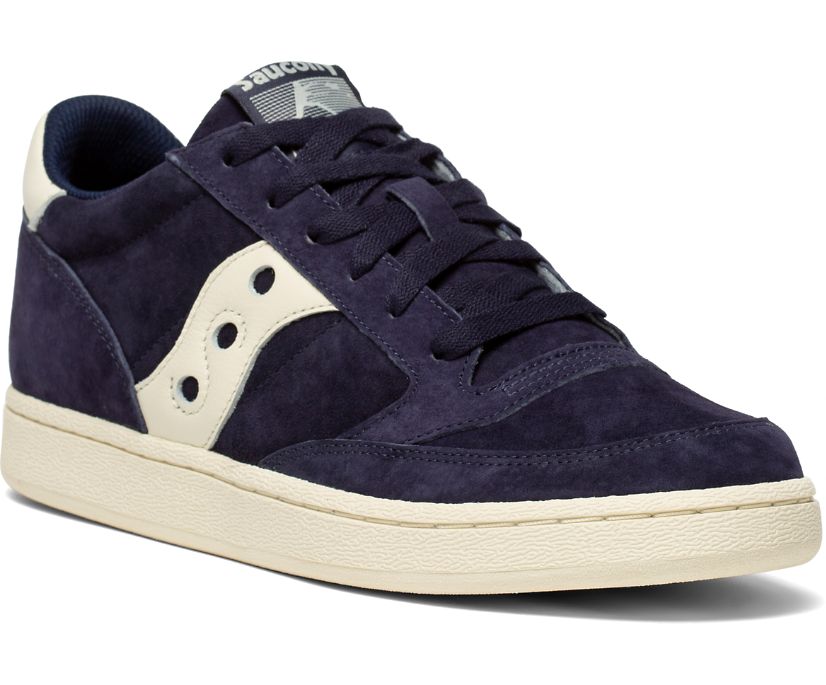 Saucony Jazz Court Nubuck Originals Dames Donkerblauw | AFJ296453