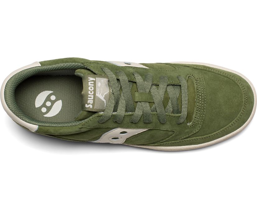 Saucony Jazz Court Nubuck Originals Dames Groen | DQP361409