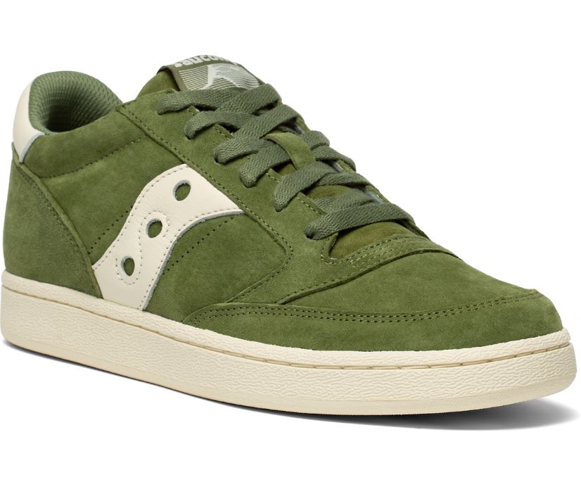 Saucony Jazz Court Nubuck Originals Dames Groen | DQP361409