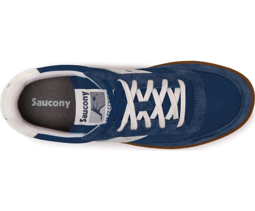 Saucony Jazz Court Originals Dames Blauw Wit | EZT405837